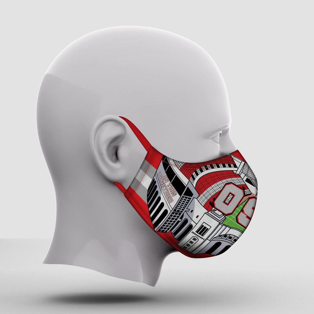 Custom Designed Mask OSU Right