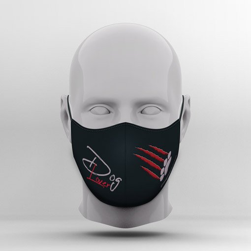 Coming Soon Custom Mask Dog Lover