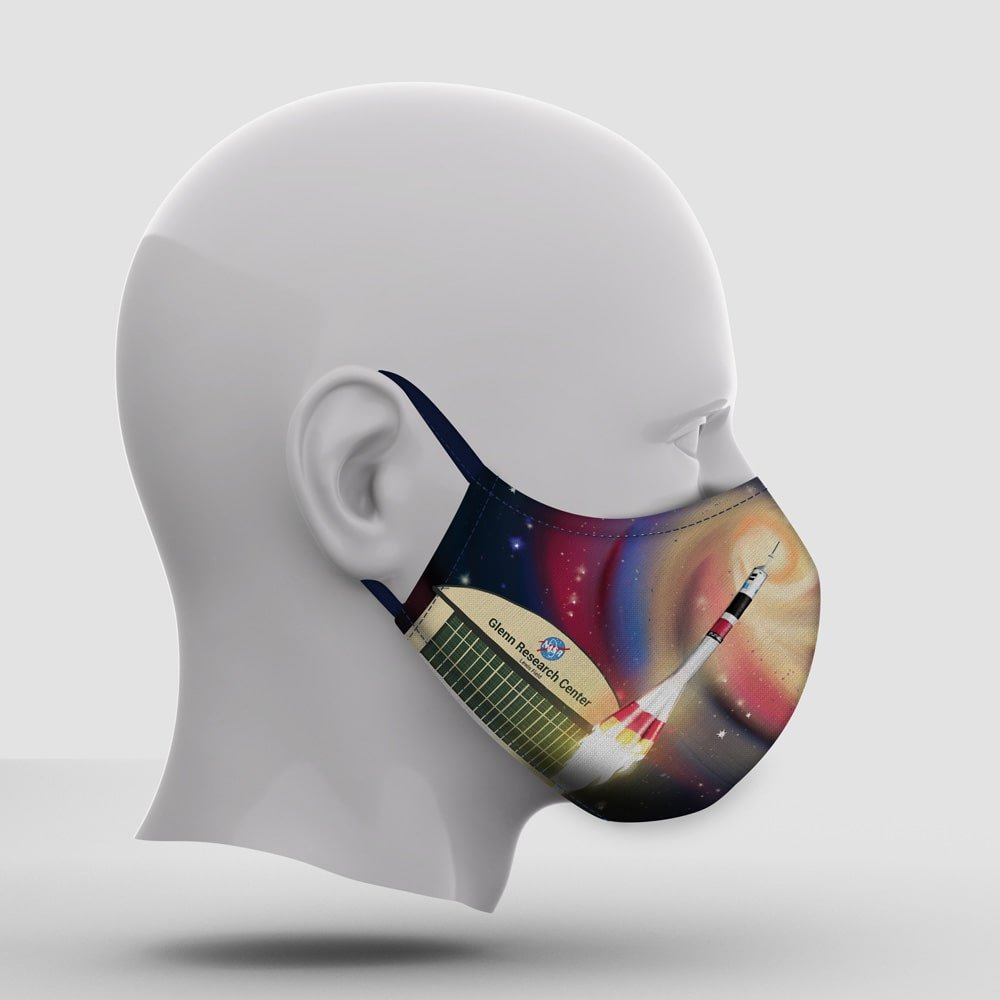 NASA space facemask right