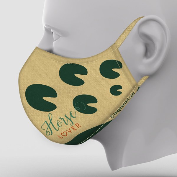 Custom Mask Horse Lover left