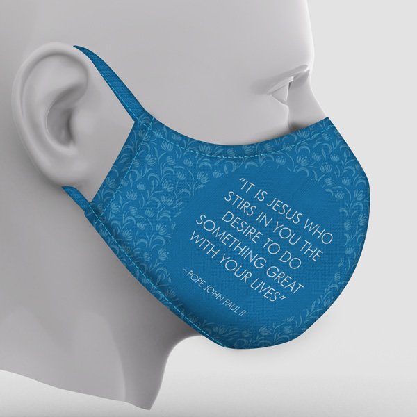 Custom Mask Pope John Paul
